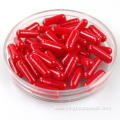 Size 00 red capsule shell